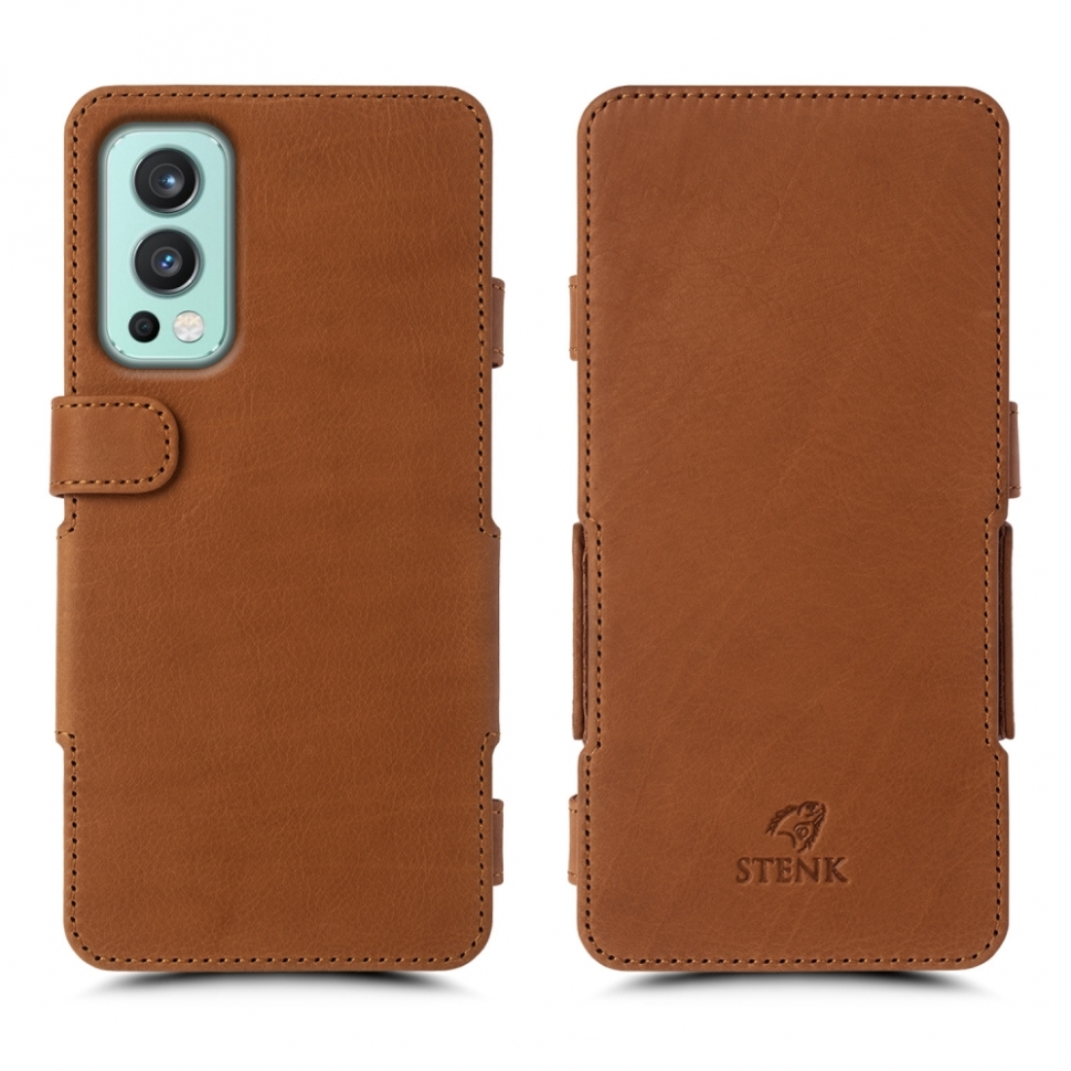 

Чехол книжка Stenk Prime для OnePlus Nord 2 5G Camel