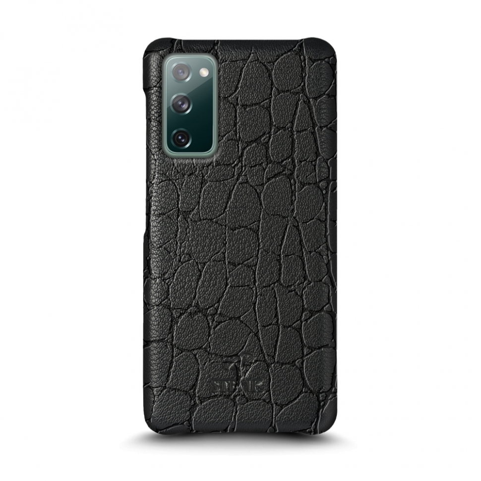 

Кожаная накладка Stenk Reptile Cover для Samsung Galaxy S20 FE Чёрная