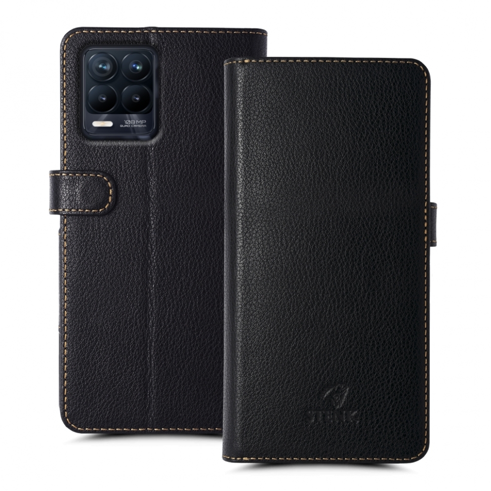 

Чехол книжка Stenk Wallet для Realme 8 Pro Черный