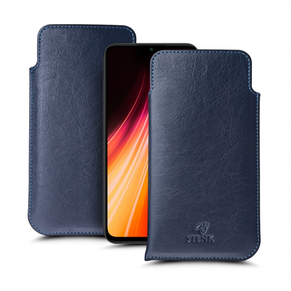 

Футляр Stenk Elegance для Xiaomi Redmi Note 8 (2021) Синий