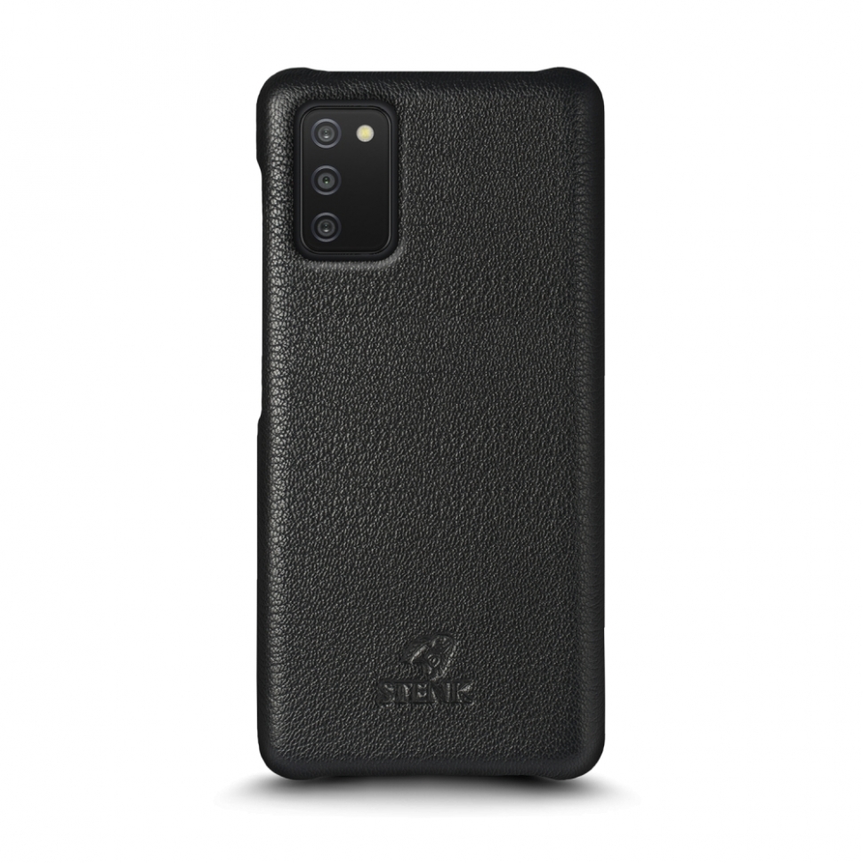 

Кожаная накладка Stenk Cover для Samsung Galaxy A03s Чёрная