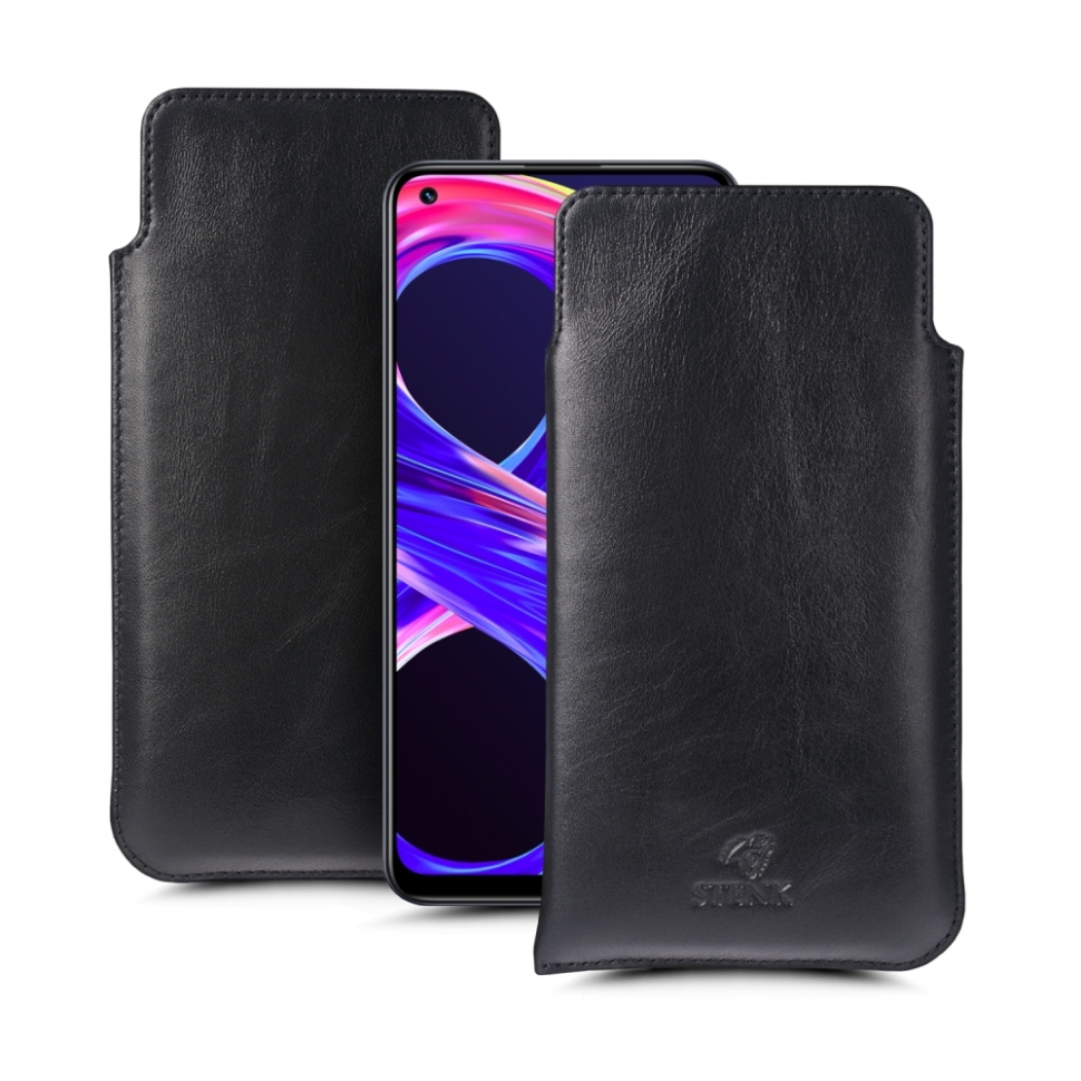 

Футляр Stenk Elegance для Realme 8 Pro Чёрный