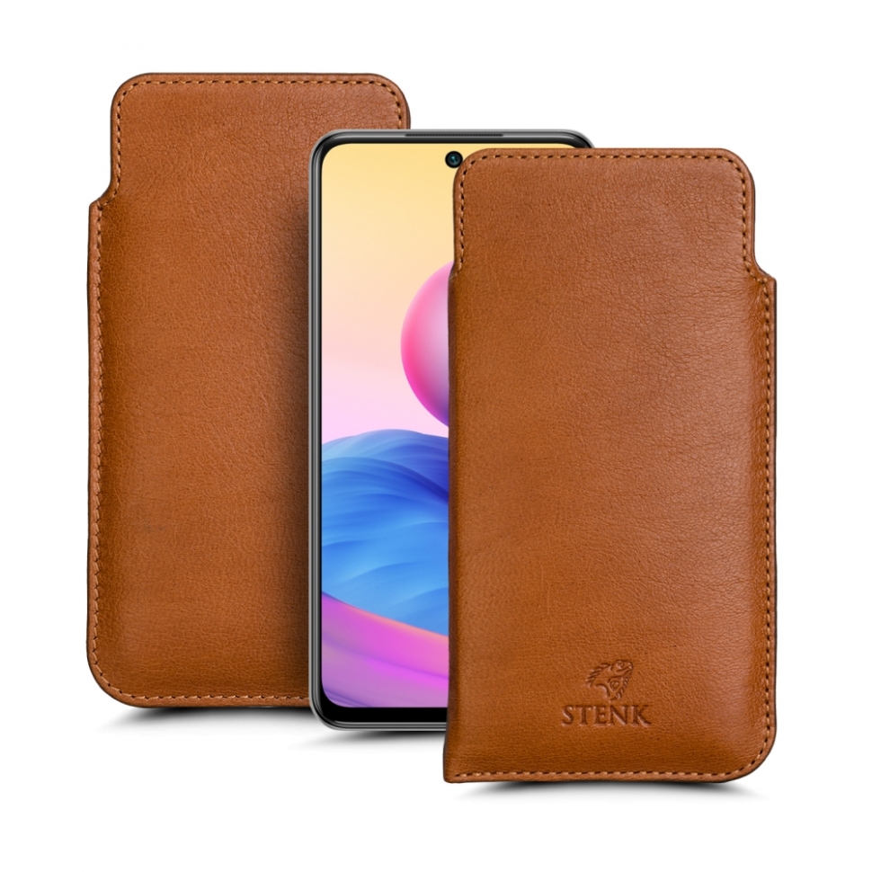 

Футляр Stenk Elegance для Xiaomi Redmi Note 10 5G Camel