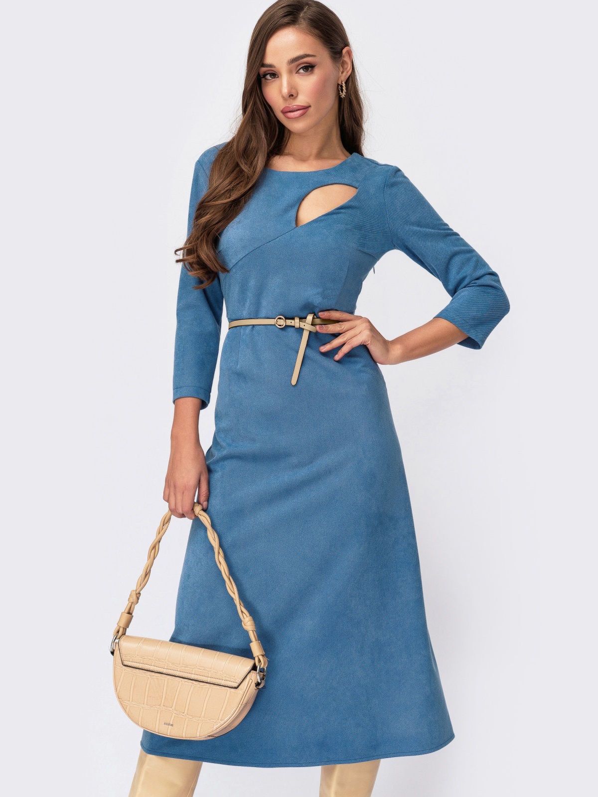 

Платье Dressa 55400  Голубое, Платье Dressa 55400 48 Голубое