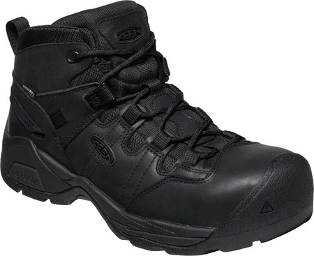 

Мужские ботинки KEEN Utility Detroit XT Mid Steel Toe Waterproof Work Boot Black/Black Waterproof Leather 47.5