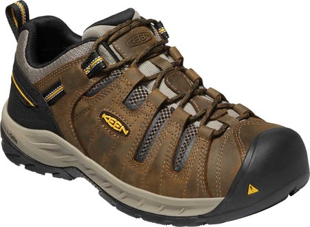 

Мужские ботинки KEEN Utility Flint II Soft Toe Work Shoe Cascade Brown/Golden Rod Leather/Mesh 47.5