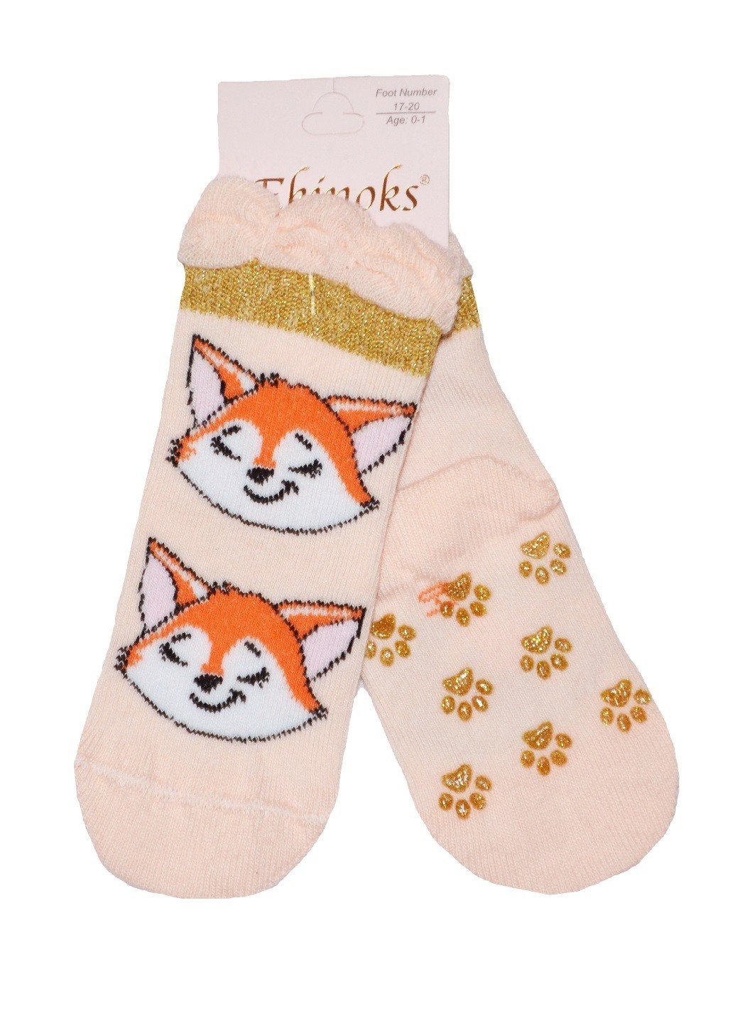 

Носки Ekinoks Socks девочкам с тормозками лисичка - (2-3г) персиковый (TSK-32-03, Носки Ekinoks Socks девочкам с тормозками лисичка 21-22 (2-3г) персиковый (TSK-32-03)