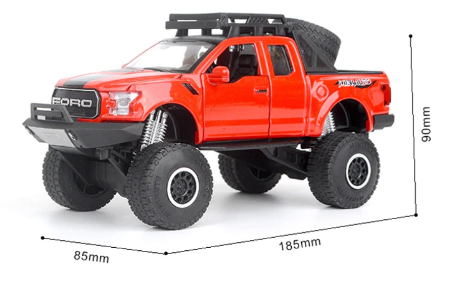 

Инерционная машинка из металла Ford F-150 18см 1:32