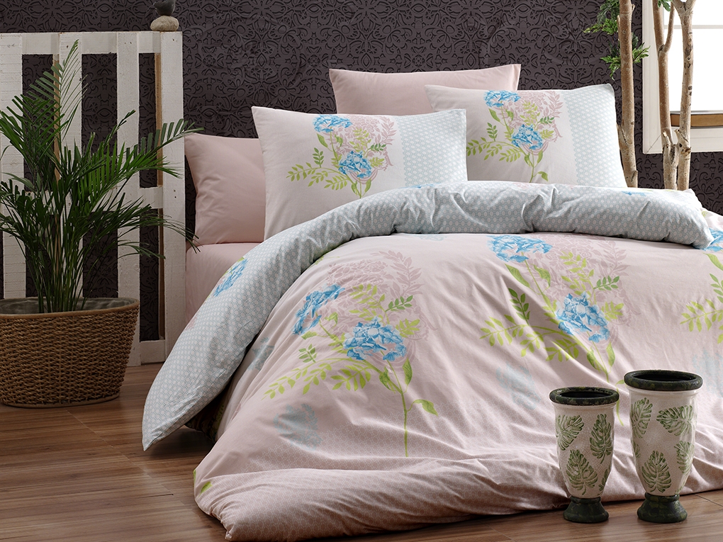 

Постельное белье "FIRST CHOICE" ранфорс цветной 200х220 Ortanca