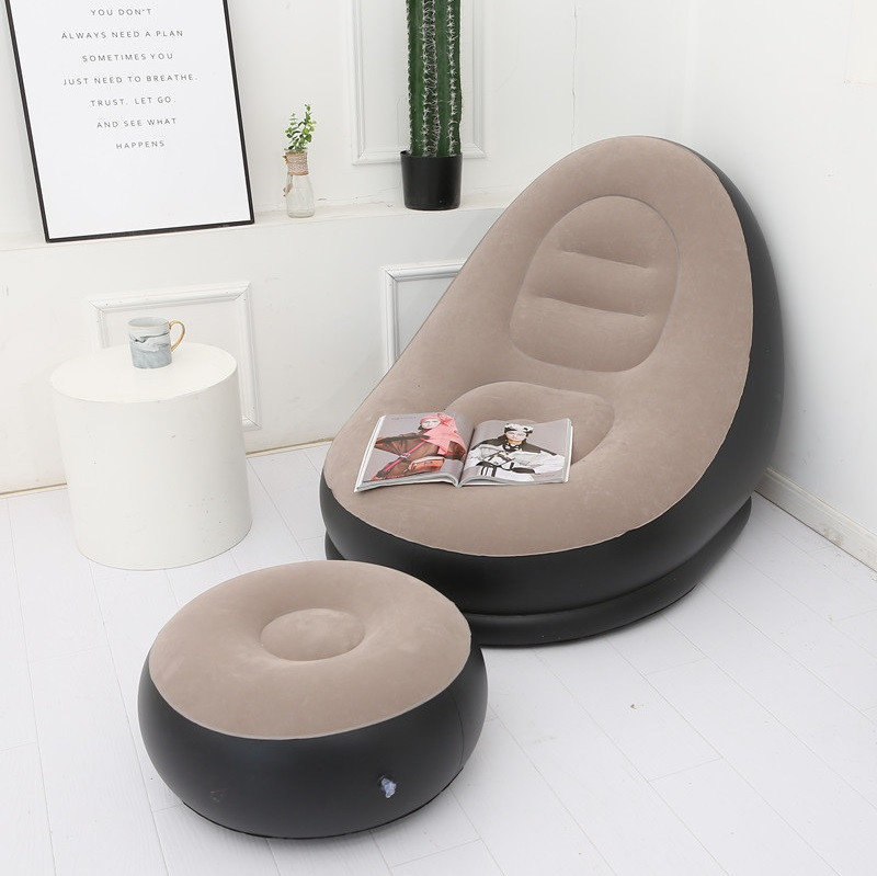 

Надувное садовое кресло с пуфиком Air Sofa Comfort zd-33223