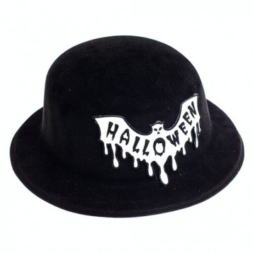 

Шляпа Котелок Halloween 15-622BLK-WT
