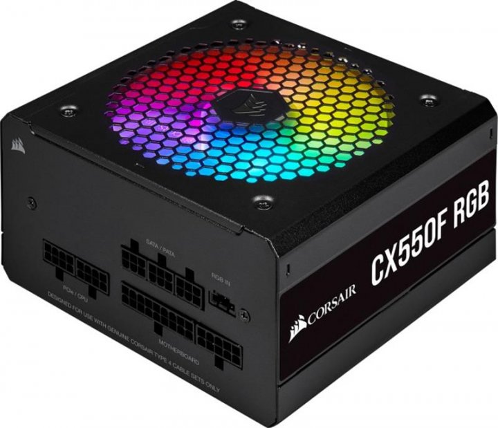 

Блок питания Corsair CX550F RGB (CP-9020216-EU) 550W (CP-9020216-EU)