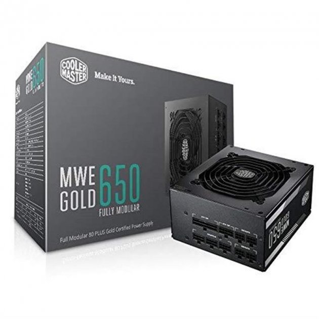 

Блок питания CoolerMaster MWE Gold 650W (MPY-6501-AFAAG-EU)