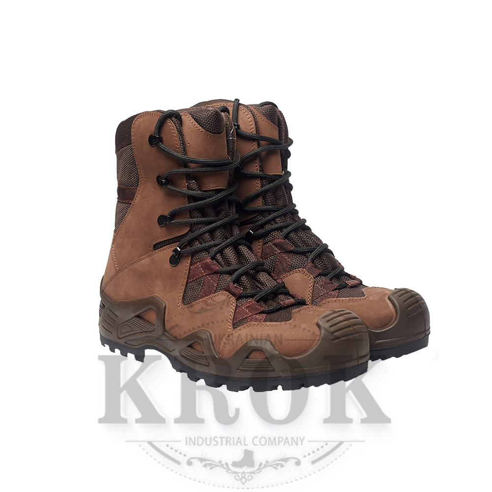 

Ботинки KROK из нубука 46 коричневые Ангел-6 brown
