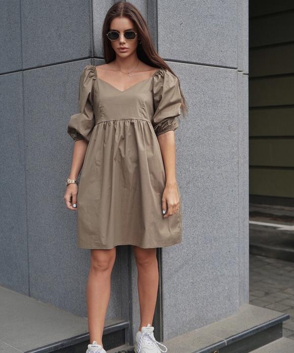 

Платье G&M k-83307 универсальный - Размер цвет хаки, Платье G&M k-83307 универсальный 42-46 Размер цвет хаки