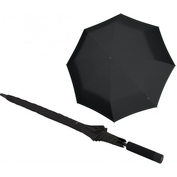 

Зонт-трость механический Knirps U.900 Neon Black Kn96 2900 8395