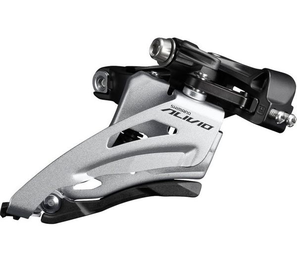 

Переключатель передний Shimano FD-M3120-M, ALIVIO 2X9, MID CLAMP, SIDE SWING, хомут 34,9 / 31,8 Макс. 36зуб. CL: 48.8MM