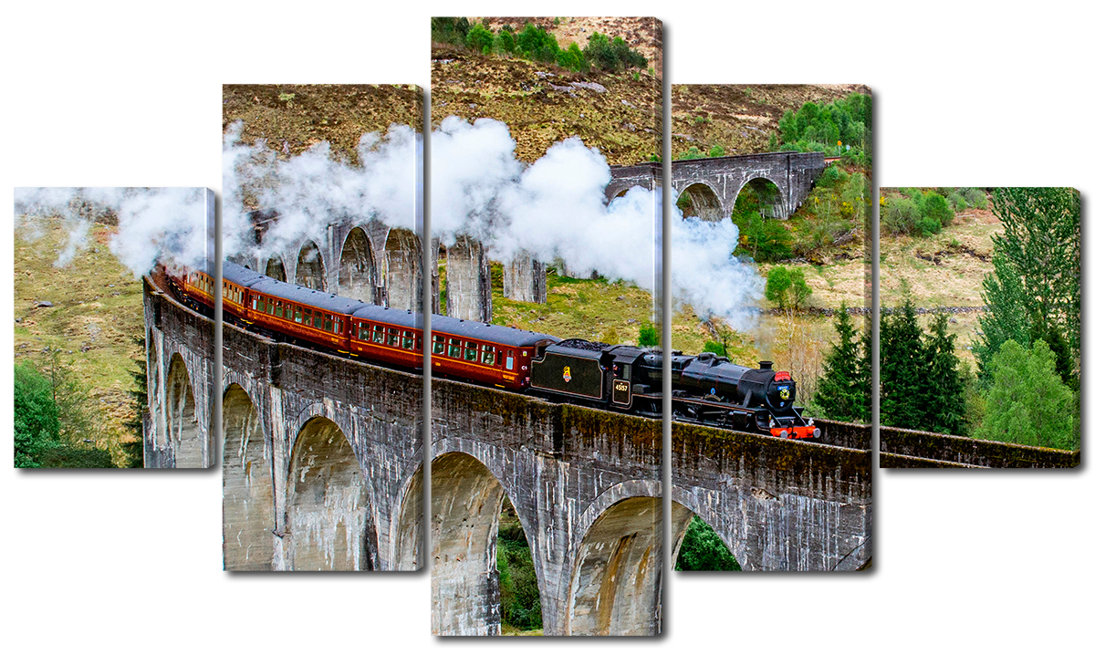 

Модульная картина Interno Холст Железнодорожный мост в Шотландии 123х69см