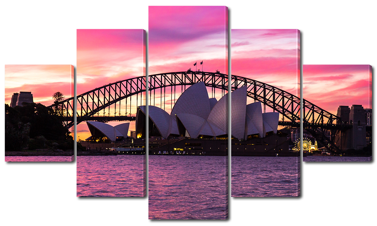 

Модульная картина Interno Эко кожа Театр в Сиднее 185х106см