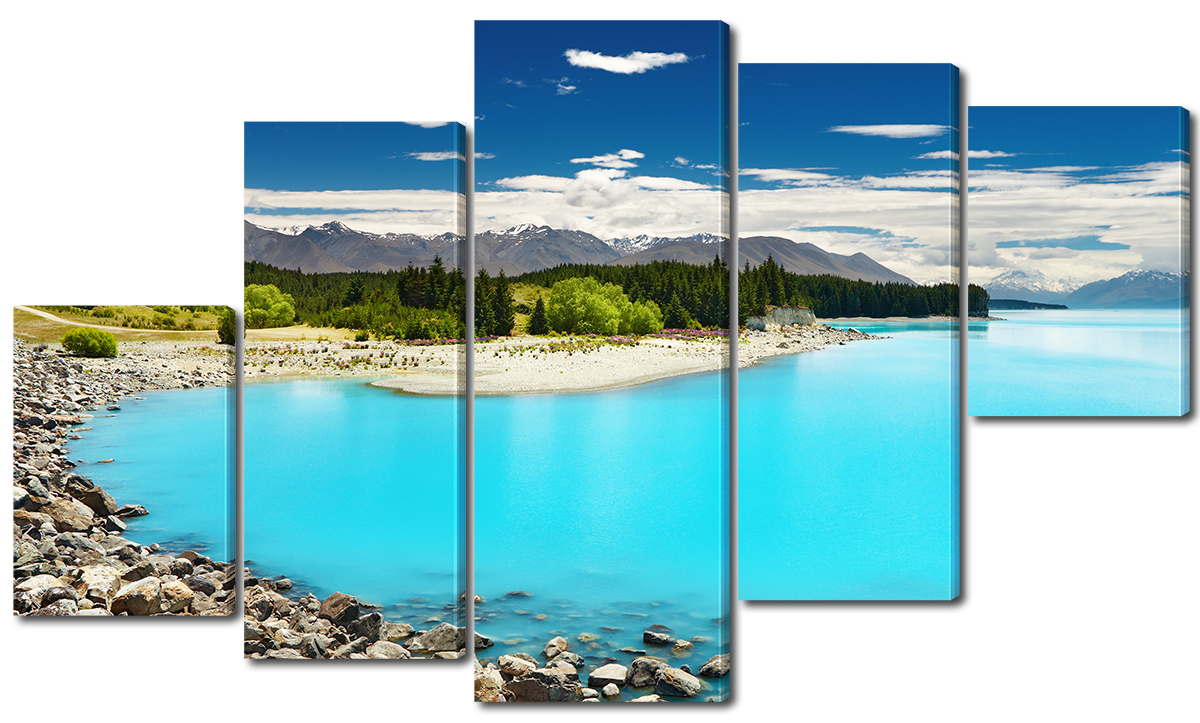 

Модульная картина Interno Эко кожа Красивый пейзаж 185х106см