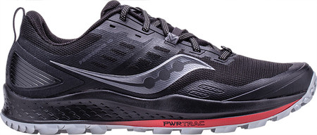 

Мужские кроссовки Saucony Peregrine 10 Trail Running Shoe Black/Red Trail Specific Mesh 47