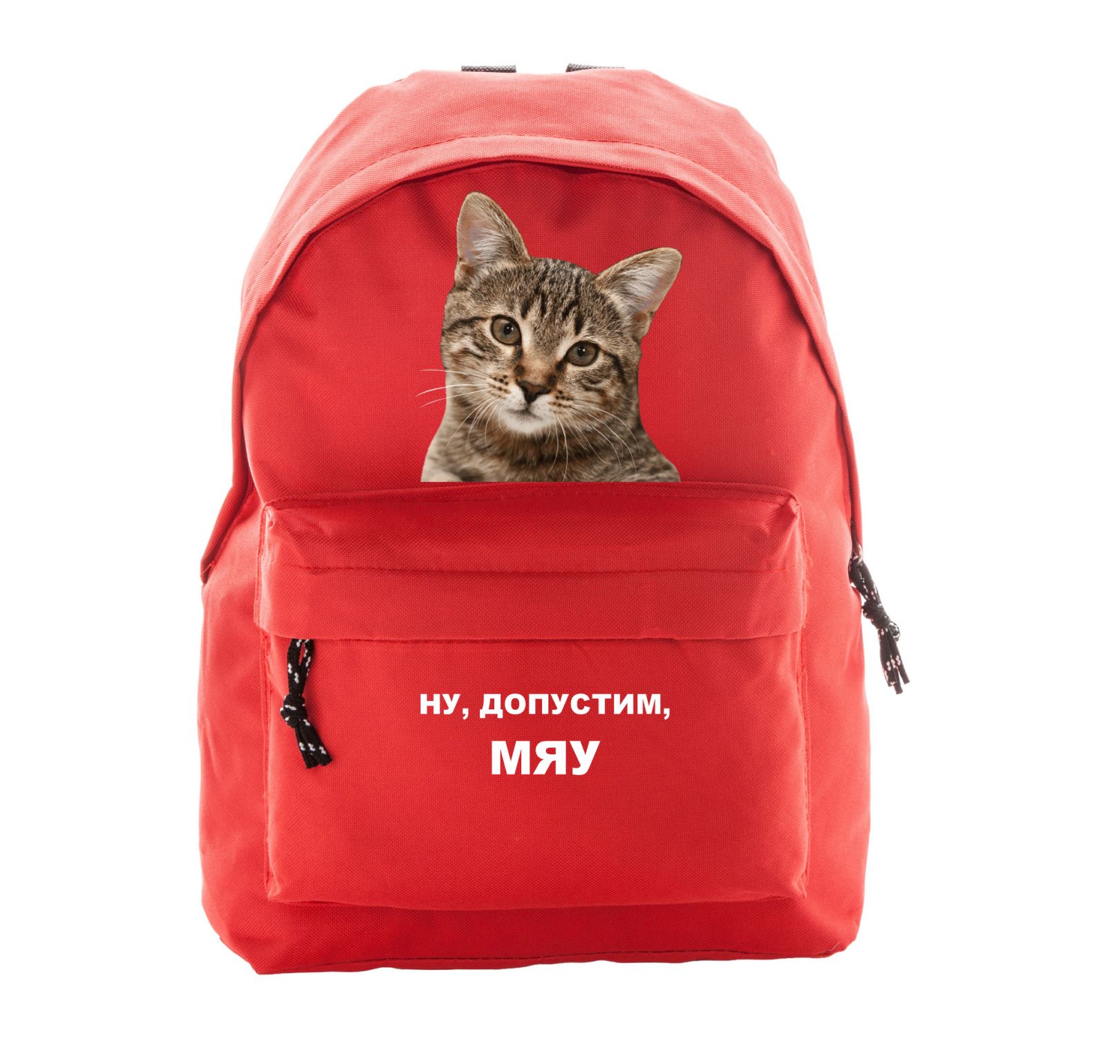 

Рюкзак з принтом “Ну, допустим, МЯУ!”