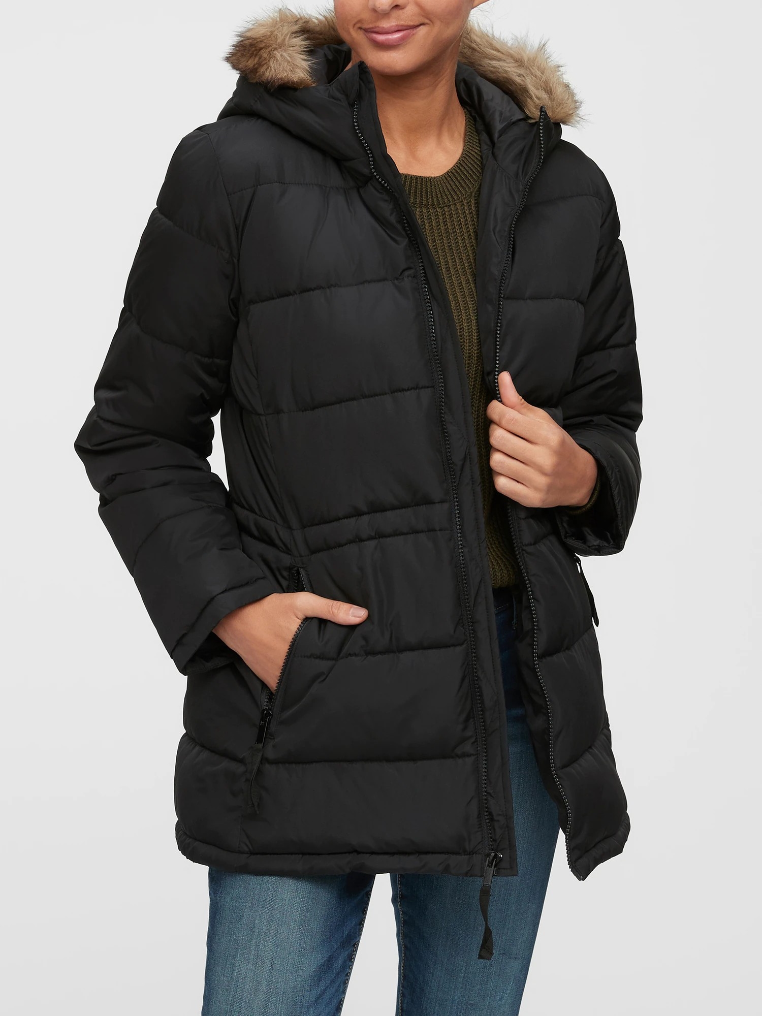 

Куртка GAP 784600863  Черная, Куртка GAP 784600863 S Черная