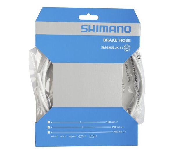 

Гидролиния Shimano SM-BH59 для диск тормозов, 1700мм з комплектом соединения, белая