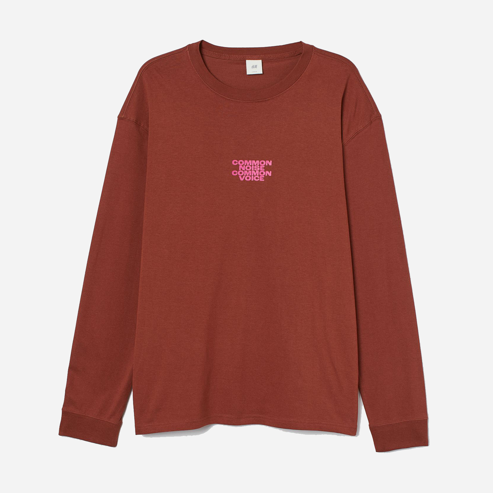 

Лонгслив H&M 810-8918992 XXL Коричневый