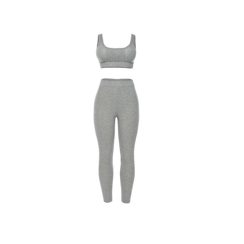 

Женский костюм для фитнеса Whatiwear серый L (1247-gray-L)