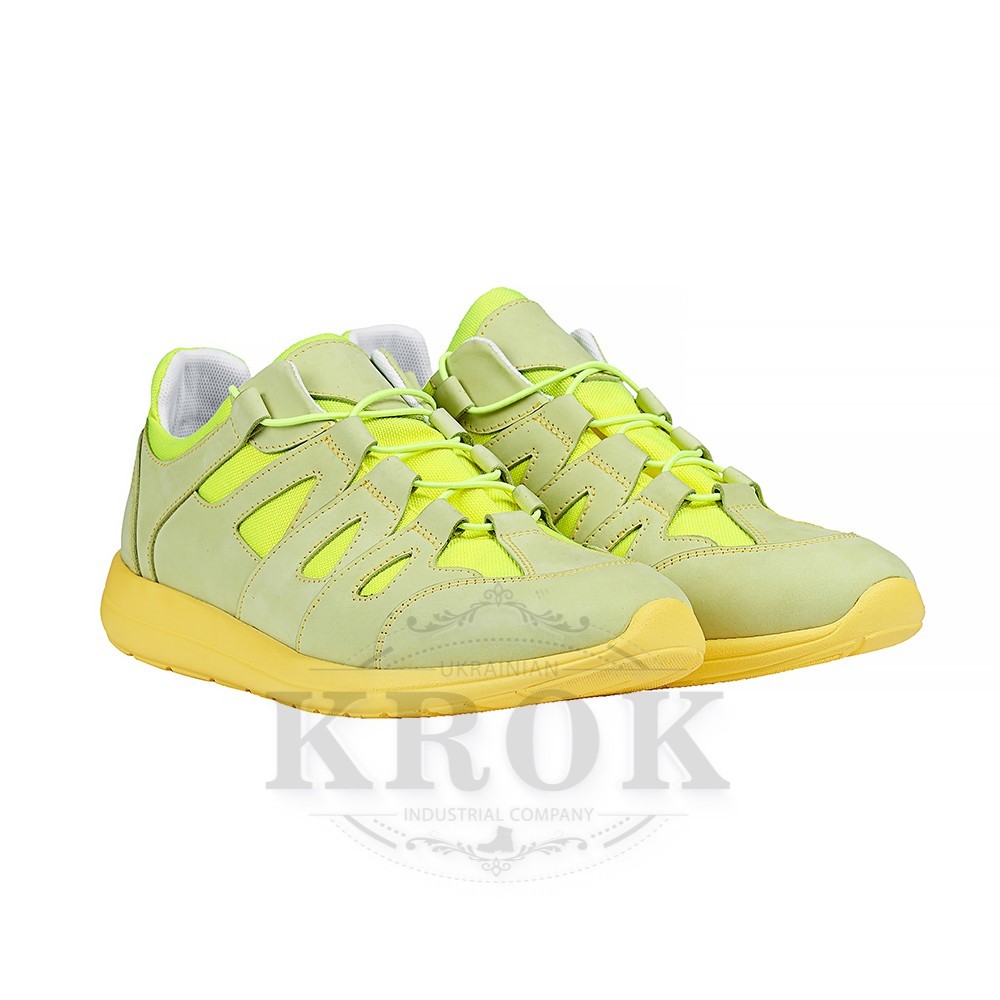 

Кроссовки KROK из нубука 38 желтые 4807 yellow