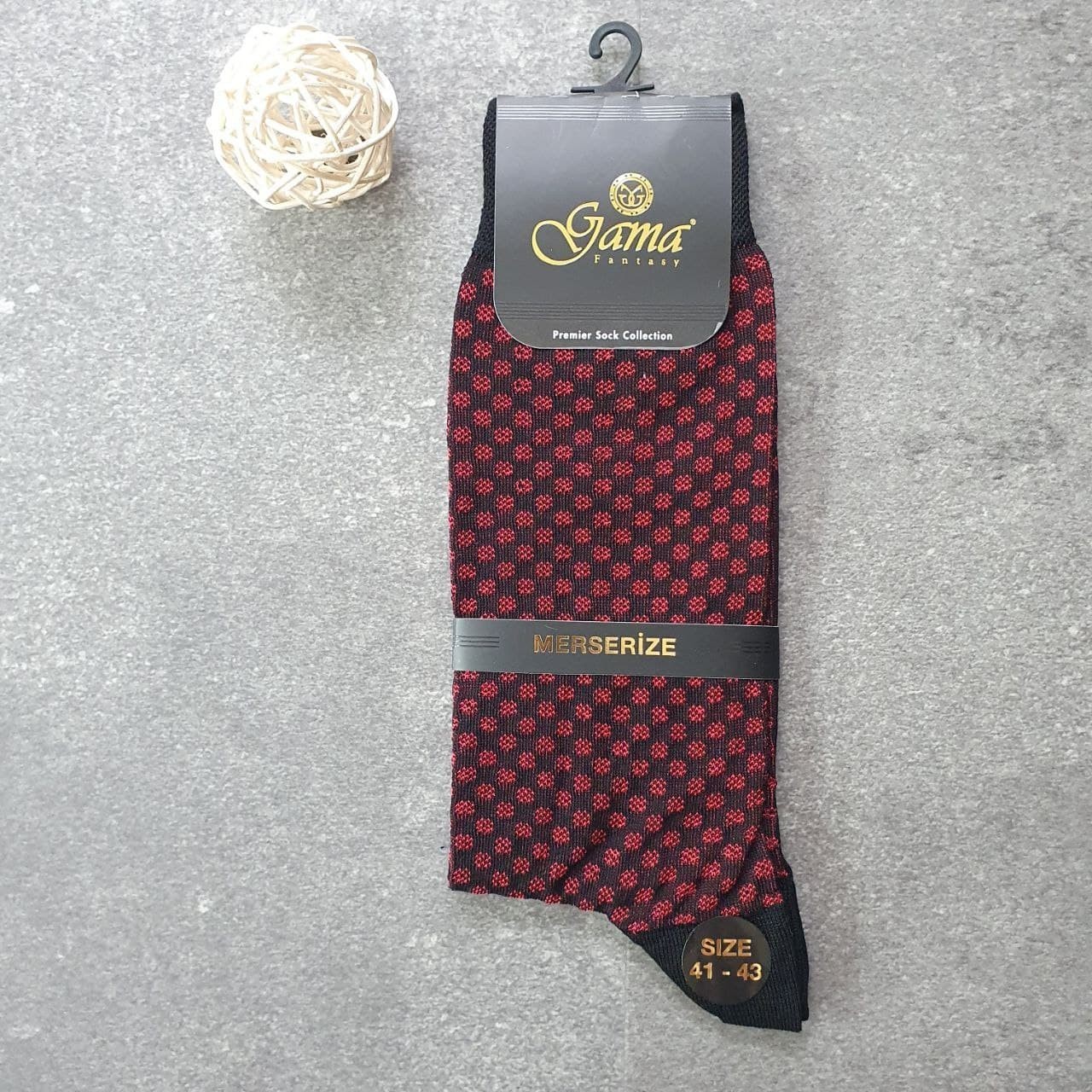 

Носки мужские Gama высокие 41-43р. Черно-красные