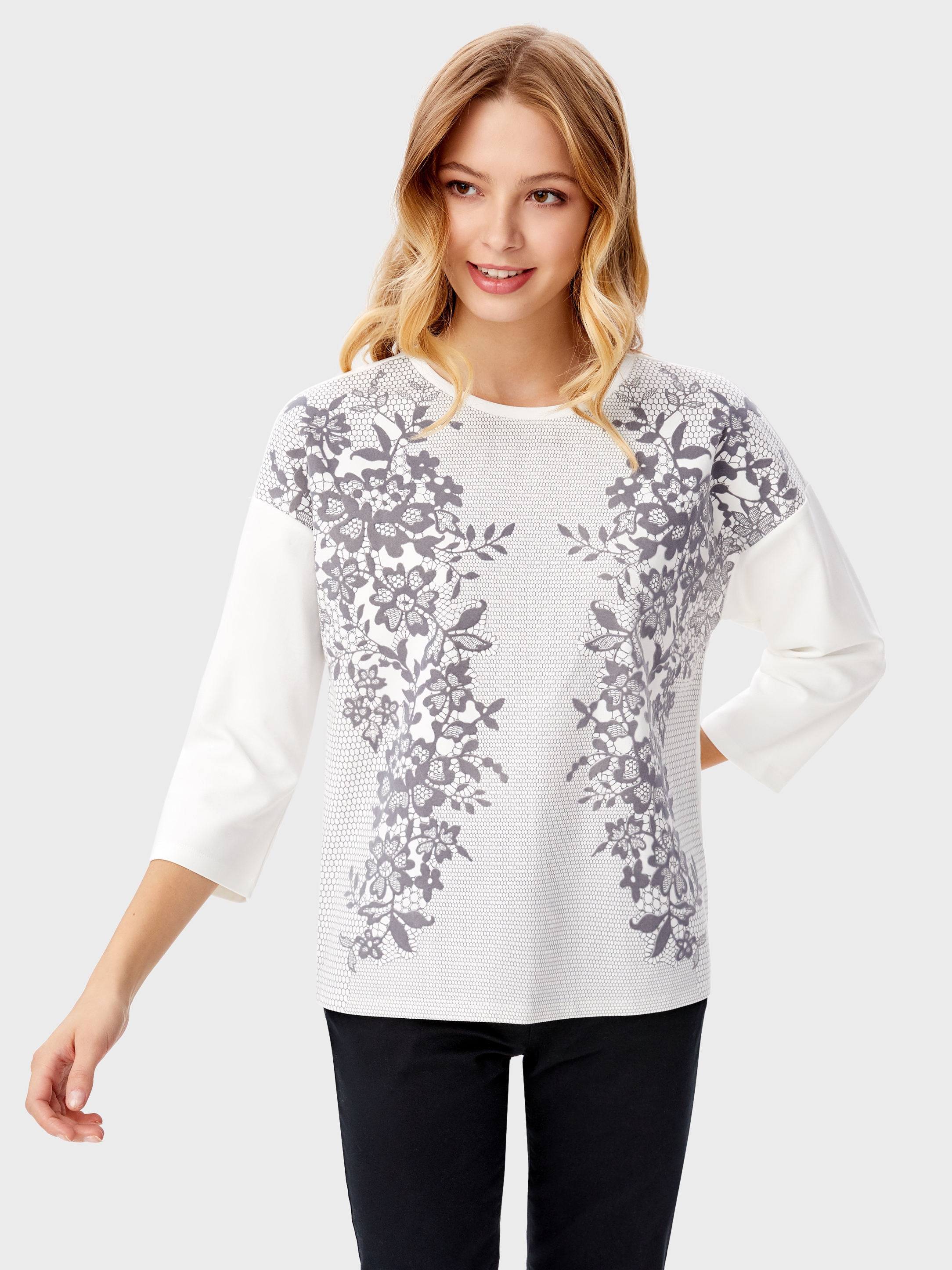 

Лонгслив O'STIN Casual LT4TA102XS-02  Молочный, Лонгслив O'STIN Casual LT4TA102XS-02 XS Молочный