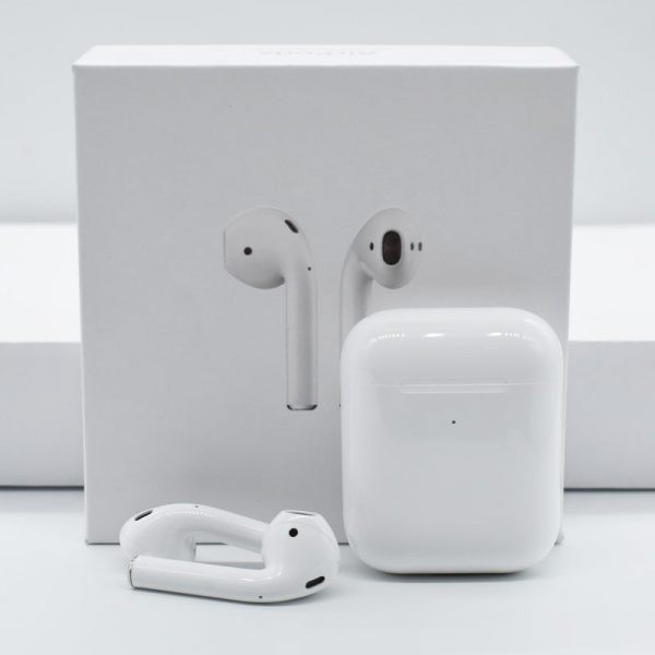 

Беспроводные Bluetooth наушники Airoha TWS AirPods 2gen для iphone, android беспроводная зарядка, White