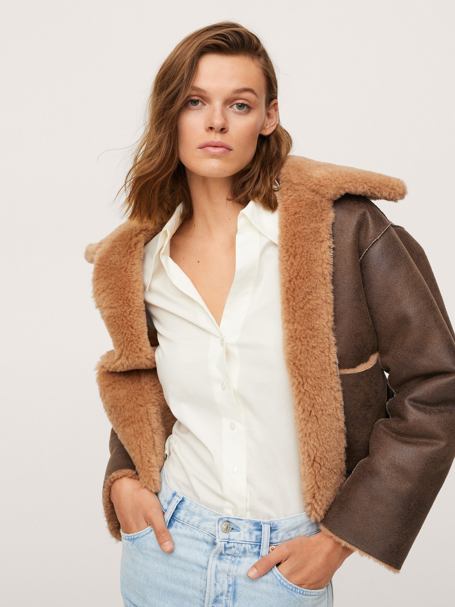 

Дубленка Mango 17075916-30, Дубленка Mango 17075916-30 XL