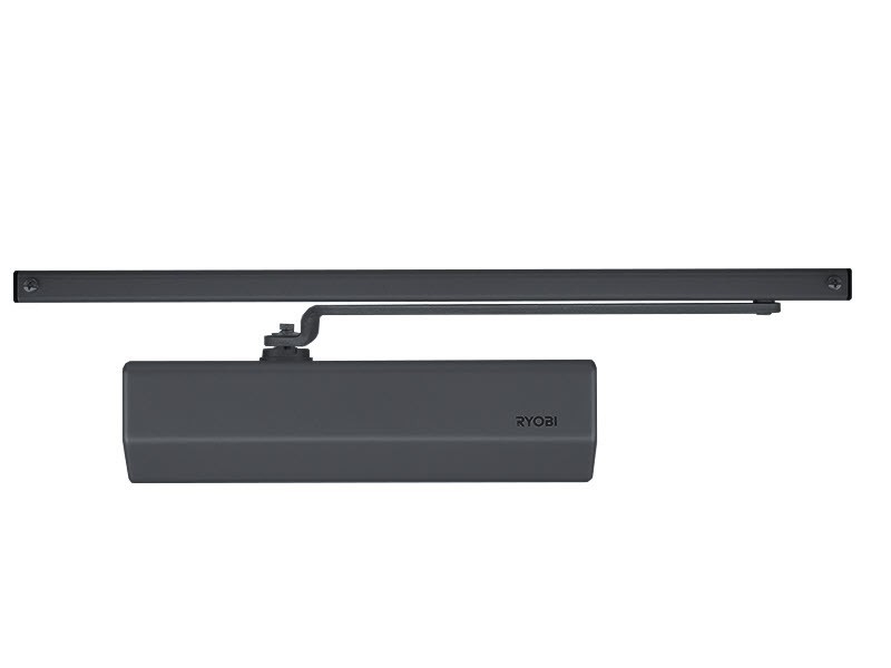 

Дверной доводчик RYOBI 2000 D-2050T BC антрацит скользящая шина EN 3 60кг 950мм FIRE