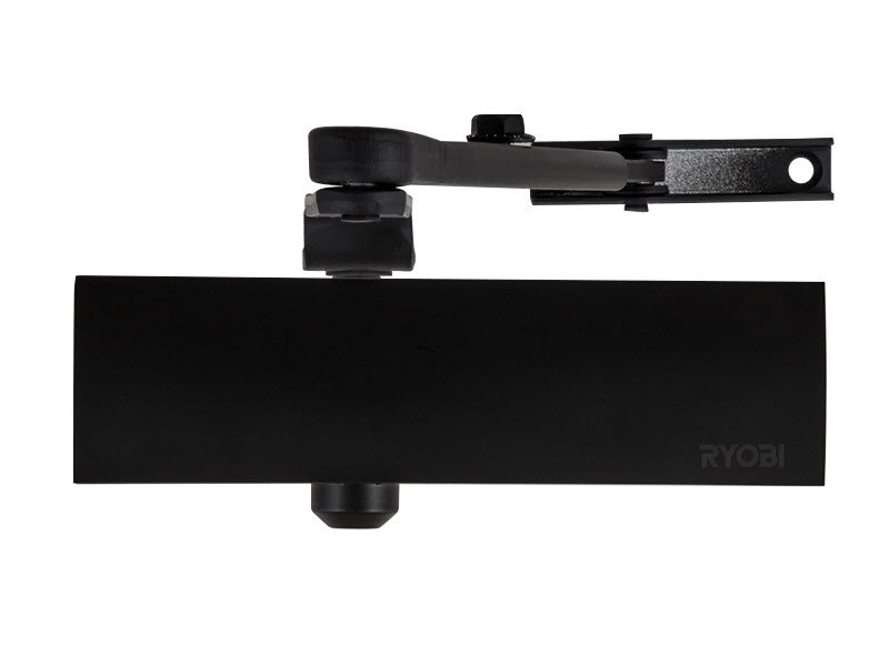 

Дверной доводчик RYOBI 1200 D-1200 черный стандартная тяга EN 2/3/4 80кг 1100мм