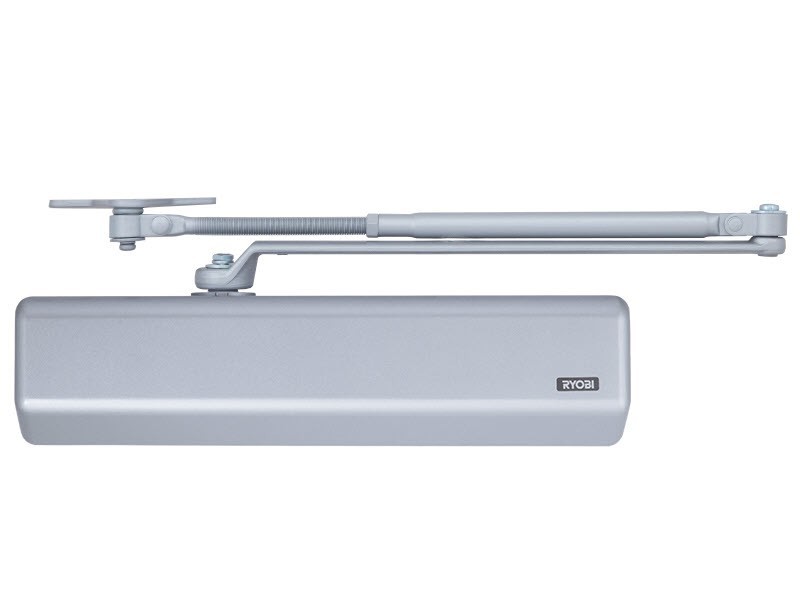 

Дверной доводчик RYOBI 3550 D-3550 BC/DA UNIV серебро универсальная тяга EN 2-5 100кг 1250мм FIRE