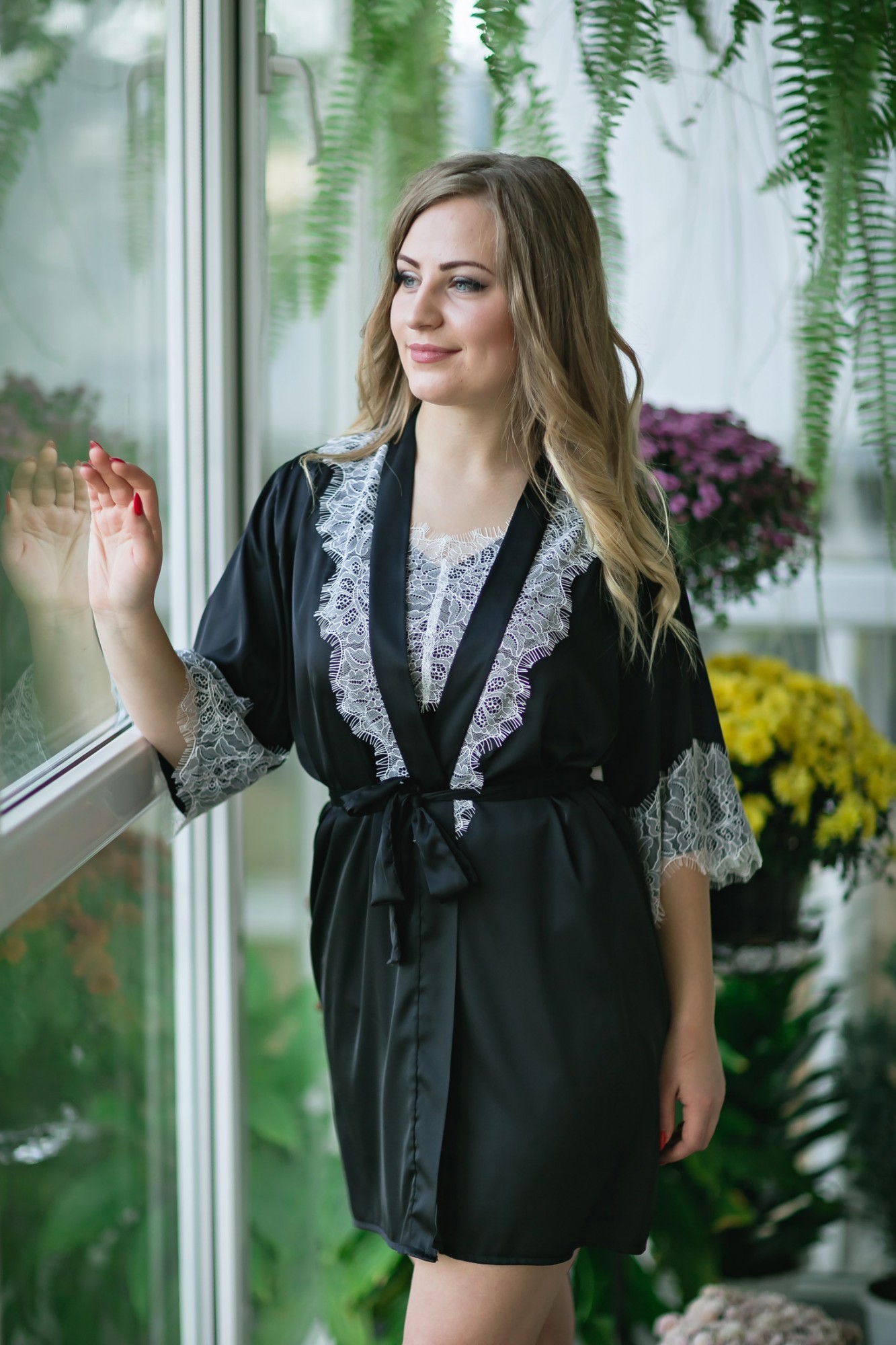 

Комплект домашний (халат+майка+шорты) AdalineBride Irene  (42) черный 20-50, Комплект домашний (халат+майка+шорты) AdalineBride Irene XS (42) черный 20-50