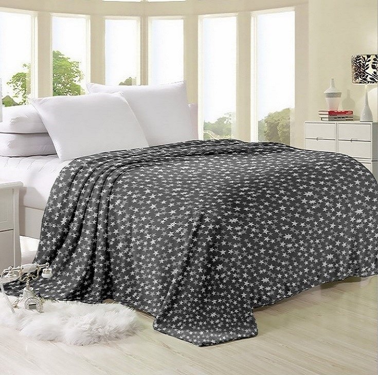 

Плед-покрывало велсофт Звезды CottonTwill 200х220 см (СТП47-4)