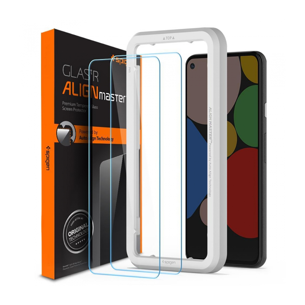 

Защитное стекло Spigen для Google Pixel 5 Glas.tR AlignMaster Black