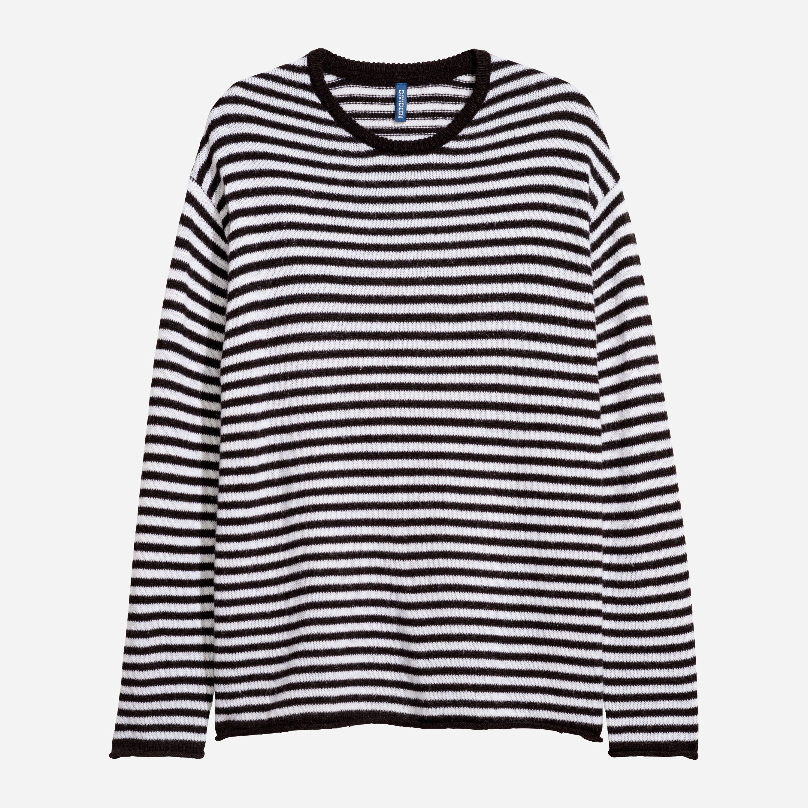 

Джемпер H&M Divided XAZ107357GKNO XL Черный в полоску
