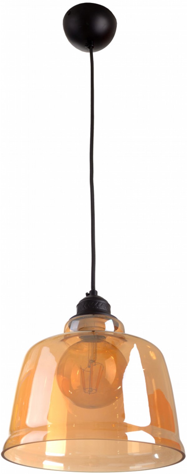 

Люстра Brille BL-665S/1 E27 BK/Amb (24-718)