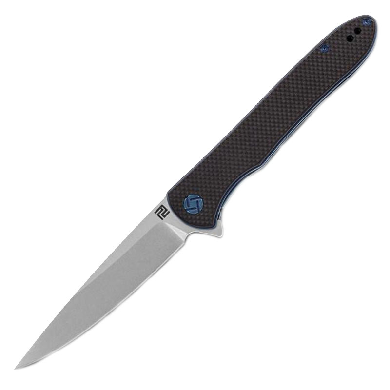 

Нож складной Artisan Shark Small (длина: 180мм, лезвие: 80мм), черный G-10
