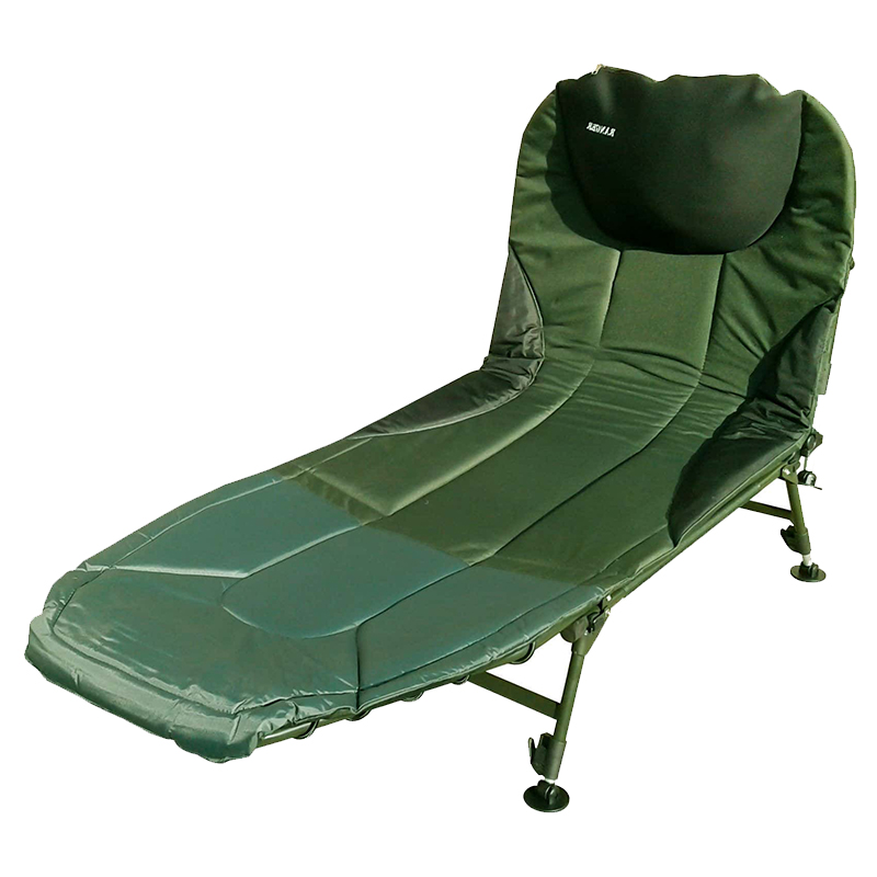 

Раскладушка стальная карповая Ranger BED 82 (2080x820х450мм), зеленая