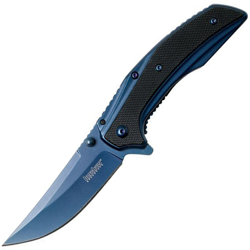

Нож складной Kershaw Outright (длина: 203мм, лезвие: 89мм, синее), синий