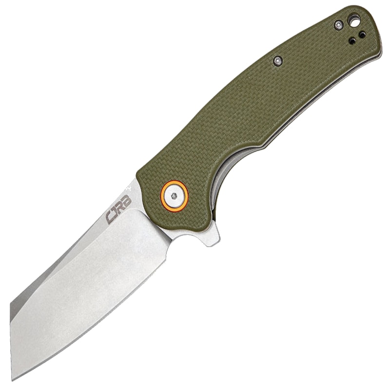 

Нож складной CJRB Crag (длина: 207мм, лезвие: 87мм), оливковый