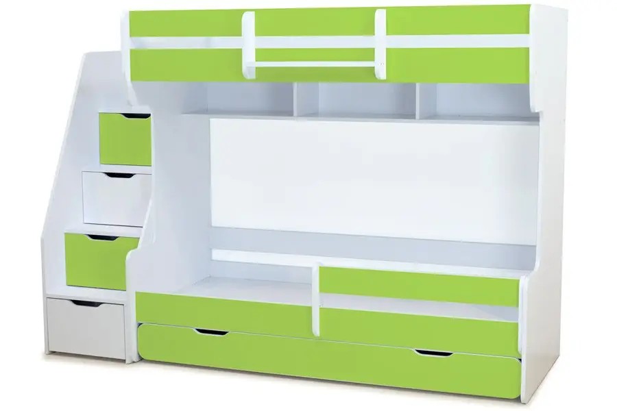 

Двухъярусная кровать Pondi Доминик Зеленый 170x80 см