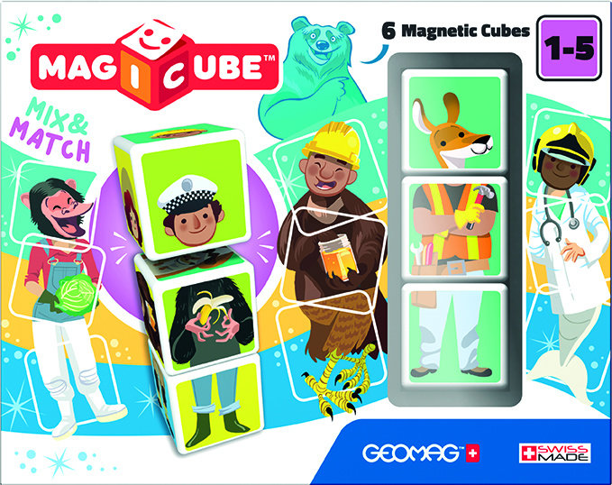 

Магнитный конструктор Geomag Magicube MagiCube MIX&MATCH 6 элементов (G123)