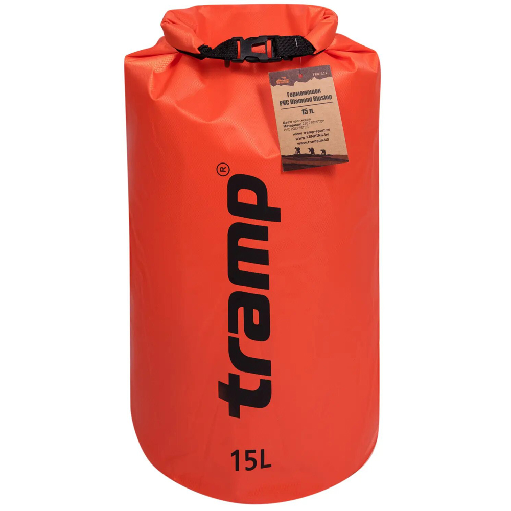 

Гермомешок Tramp TRA-112 (15л), оранжевый